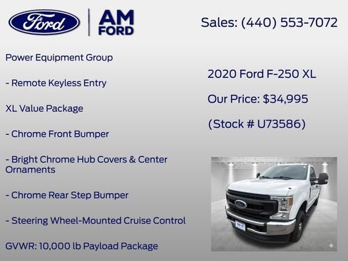 Used 2020 Ford F250 XL w/ Power Equipment Group AWD/4WD image 13