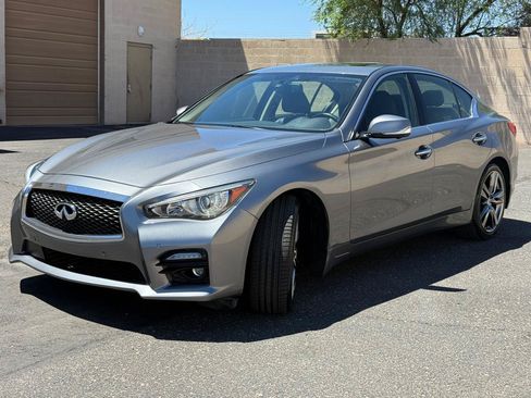 Used 2016 INFINITI Q50 Red Sport 400 AWD/4WD image 2