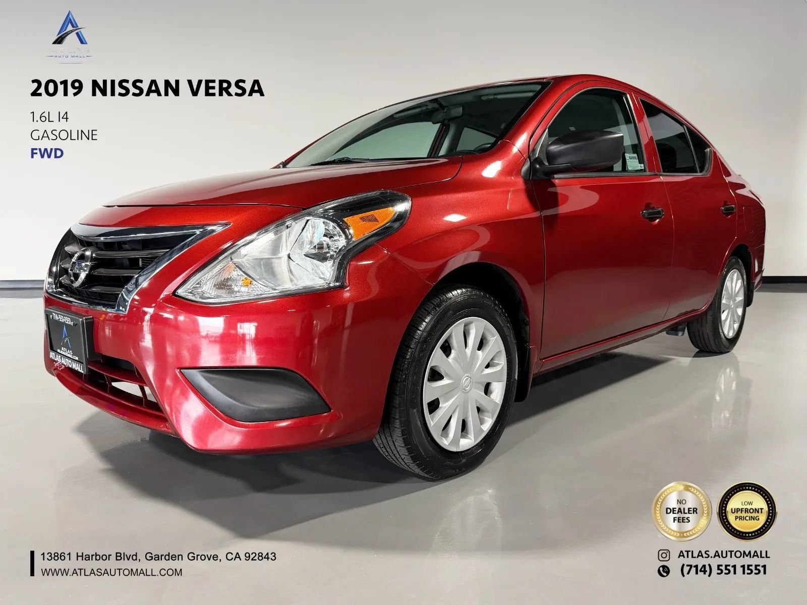 Used 2019 Nissan Versa S Plus FWD image 1