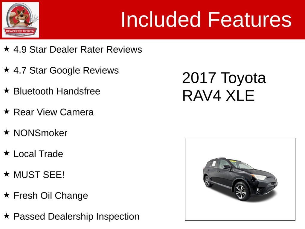 Used 2017 Toyota RAV4 XLE w/ Plus Extra Value Package AWD/4WD image 4