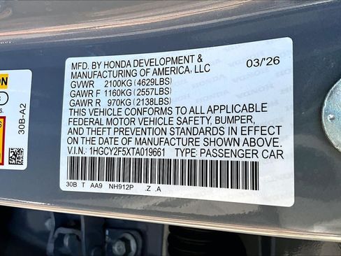 Certified 2026 Honda Accord Sport image 33