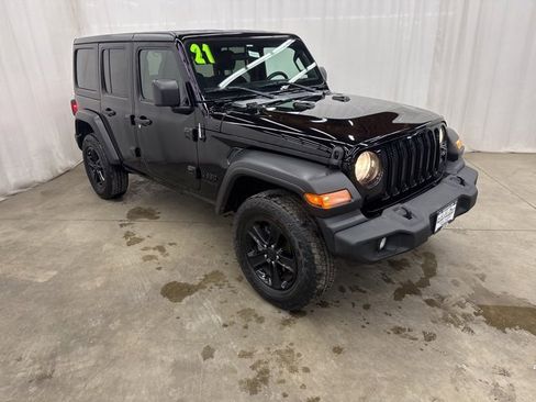 Used 2021 Jeep Wrangler Unlimited Sport image 1