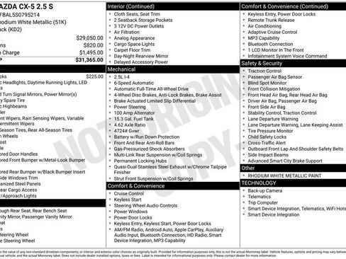 New 2025 MAZDA CX-5 AWD 2.5 S image 10