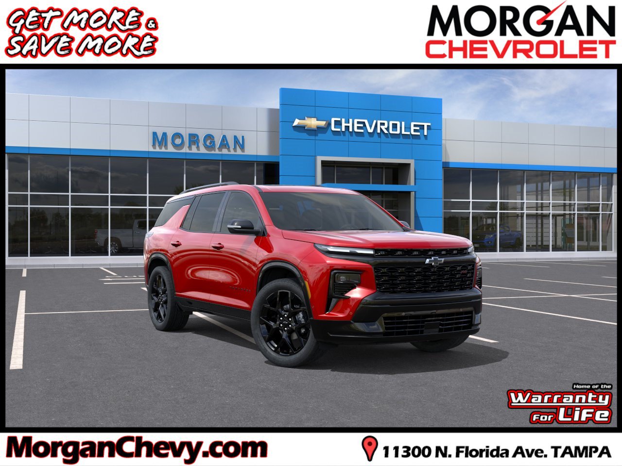New 2026 Chevrolet Traverse RS w/ LPO, Floor Liner Package FWD image 1