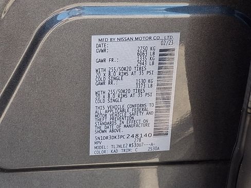 Certified 2023 Nissan Pathfinder Platinum AWD/4WD image 28