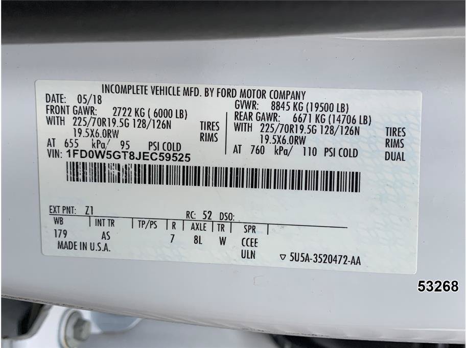 Used 2018 Ford F550 2WD Crew Cab Super Duty image 15