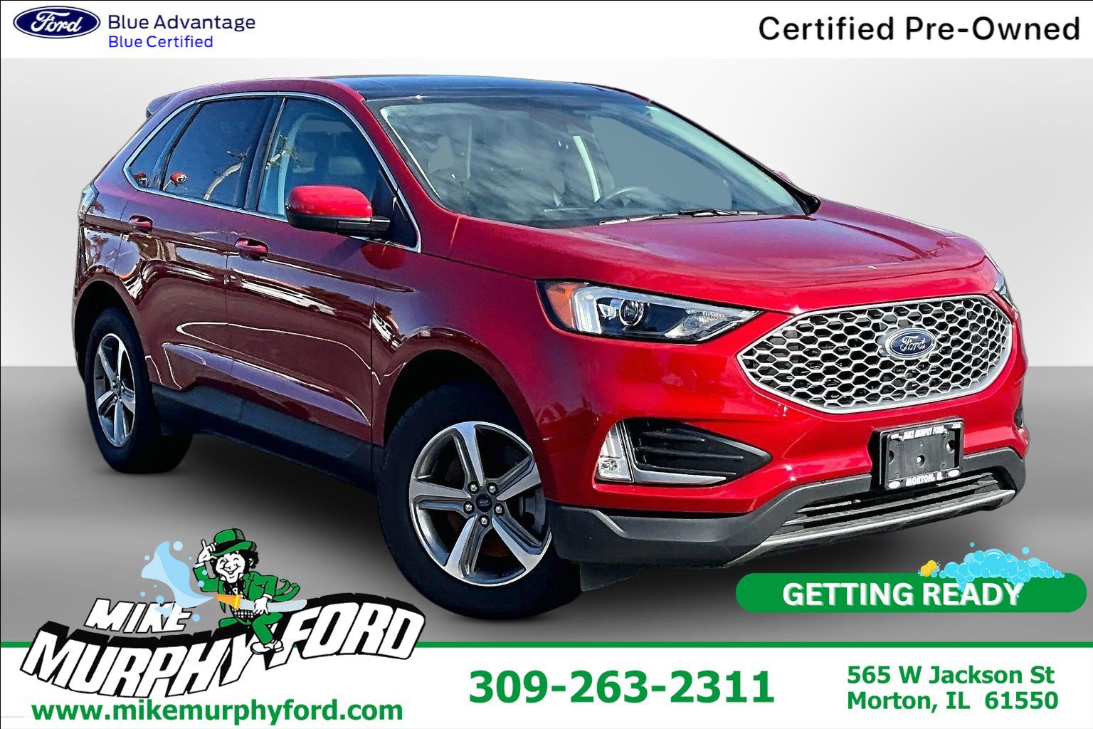 Certified 2024 Ford Edge SEL w/ Convenience Package AWD/4WD image 1