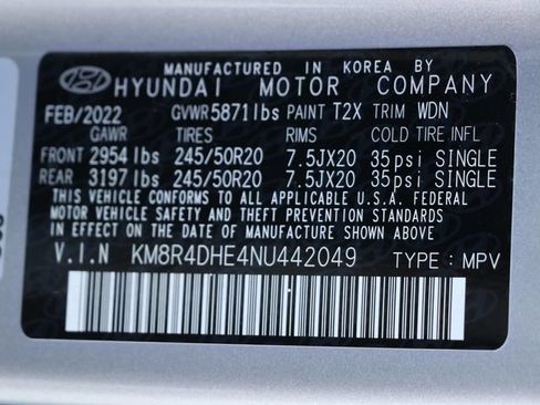 Used 2022 Hyundai Palisade SEL w/ Premium Package AWD/4WD image 32