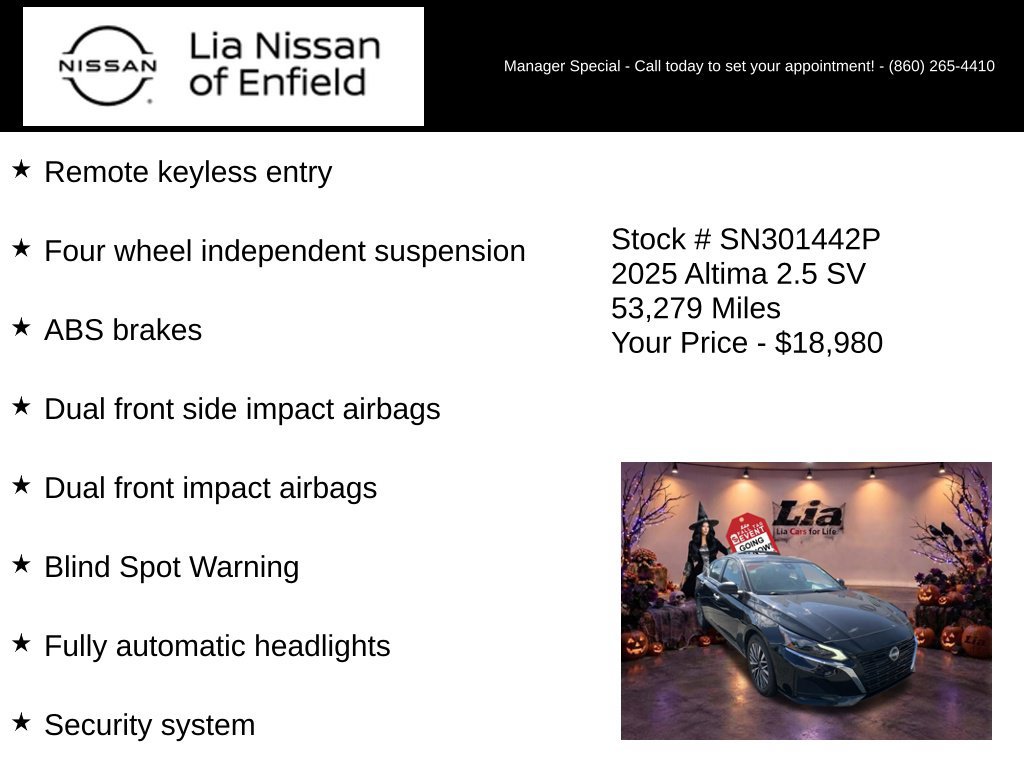 Used 2025 Nissan Altima 2.5 SV FWD image 10