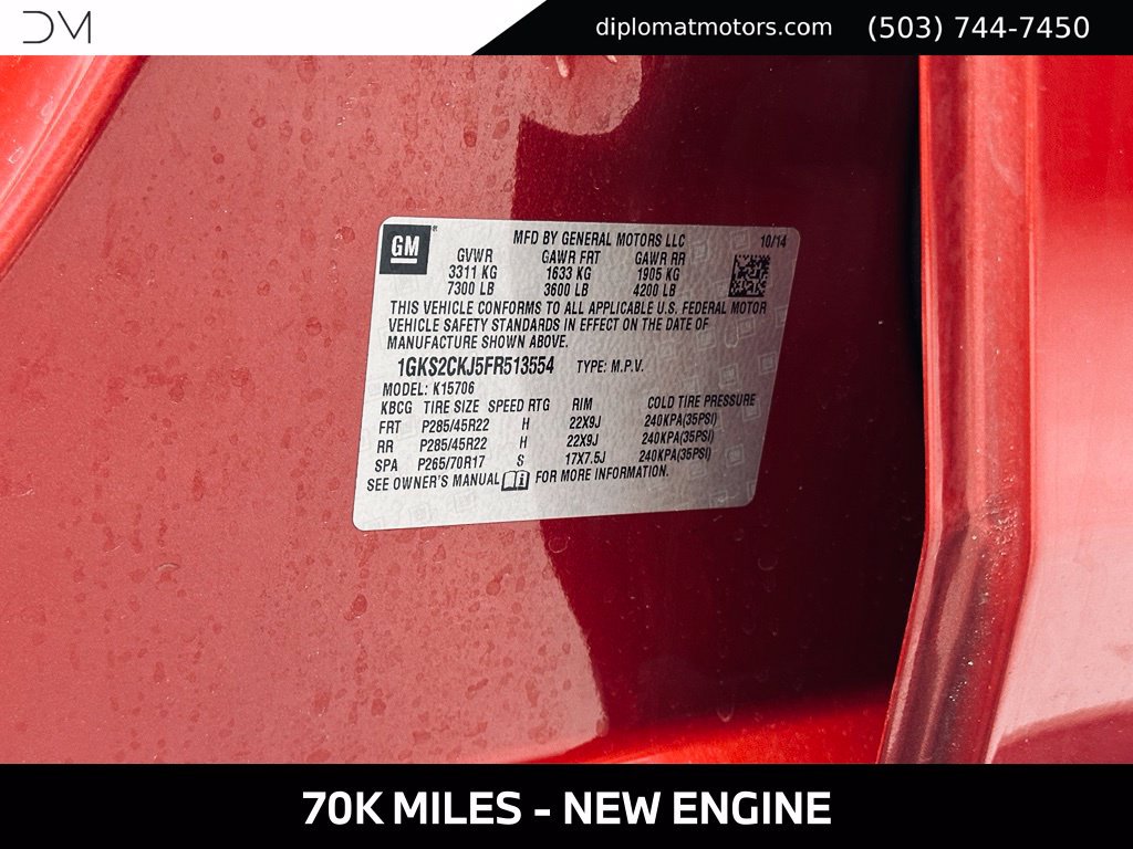 Used 2015 GMC Yukon Denali w/ Premium Package AWD/4WD image 45