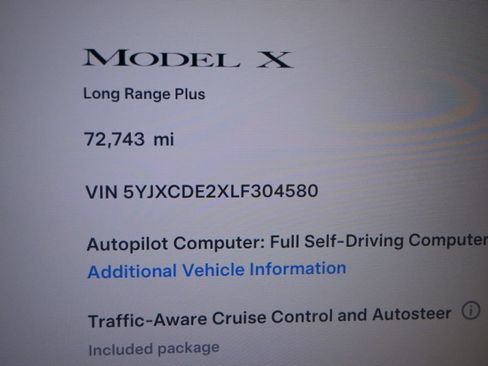 Used 2020 Tesla Model X Long Range AWD/4WD image 11