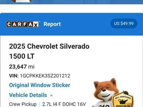 Used 2025 Chevrolet Silverado 1500 LT AWD/4WD image 7