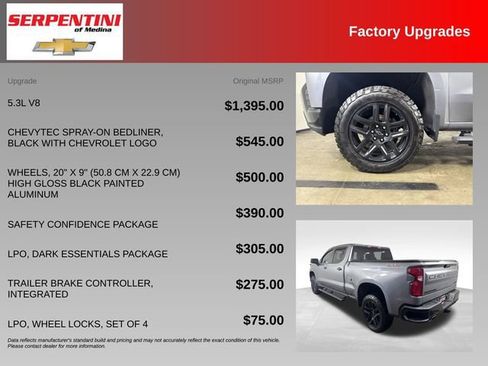 Used 2021 Chevrolet Silverado 1500 Custom Trail Boss w/ Safety Confidence Package AWD/4WD image 5