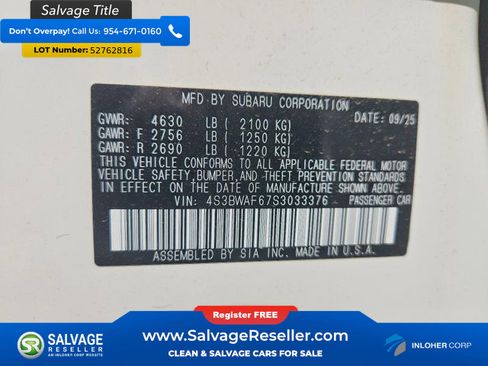 Used 2025 Subaru Legacy Premium AWD/4WD image 16
