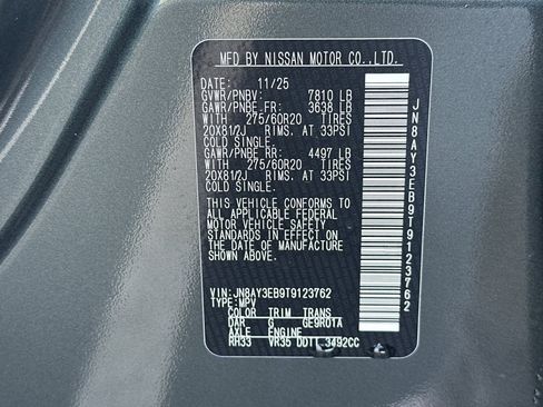 New 2026 Nissan Armada Platinum image 36