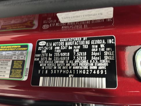 Used 2017 Kia Sorento EX w/ EX Premium Package image 30