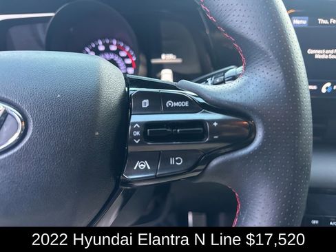 Used 2022 Hyundai Elantra N Line w/ Preferred Accessory Package image 32