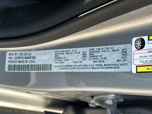 Used 2022 RAM 1500 Limited AWD/4WD image 36
