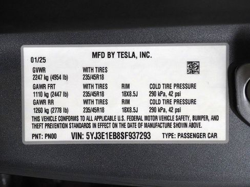 Used 2025 Tesla Model 3 Long Range image 72