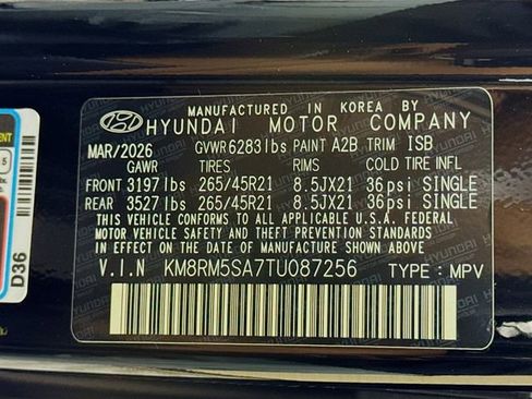 New 2026 Hyundai Palisade Calligraphy FWD image 54
