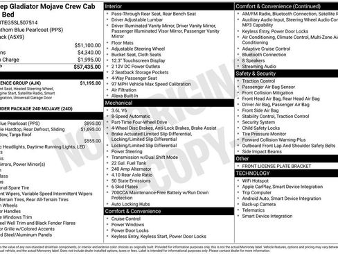 Used 2025 Jeep Gladiator Mojave w/ Convenience Group image 8