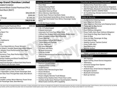 New 2026 Jeep Grand Cherokee Limited AWD/4WD image 35