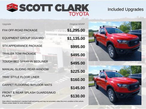 Used 2020 Ford Ranger XL w/ FX4 Off-Road Package AWD/4WD image 10