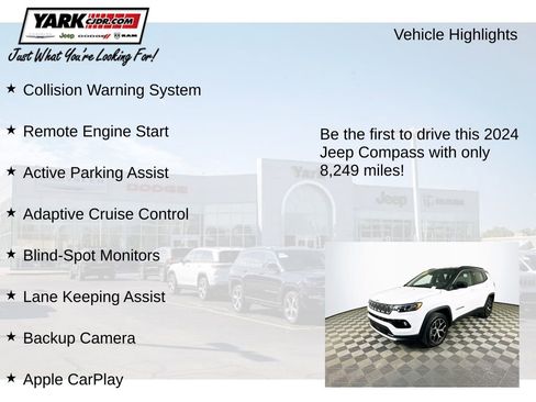 Certified 2024 Jeep Compass Limited image 12