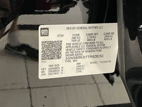 New 2026 Chevrolet Tahoe RST w/ RST Capability Package AWD/4WD image 24