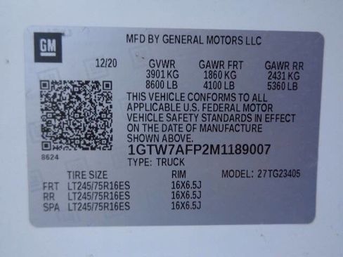 Used 2021 GMC Savana 2500 w/ Driver Convenience Package image 22