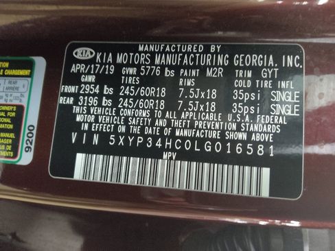 Used 2020 Kia Telluride EX w/ Towing Package image 33