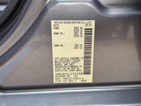 Used 2020 Nissan Altima 2.5 SL FWD image 34