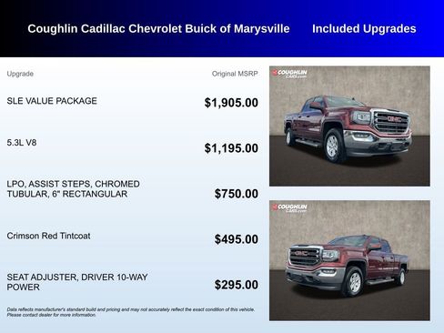 Used 2016 GMC Sierra 1500 SLE w/ SLE Value Package image 3