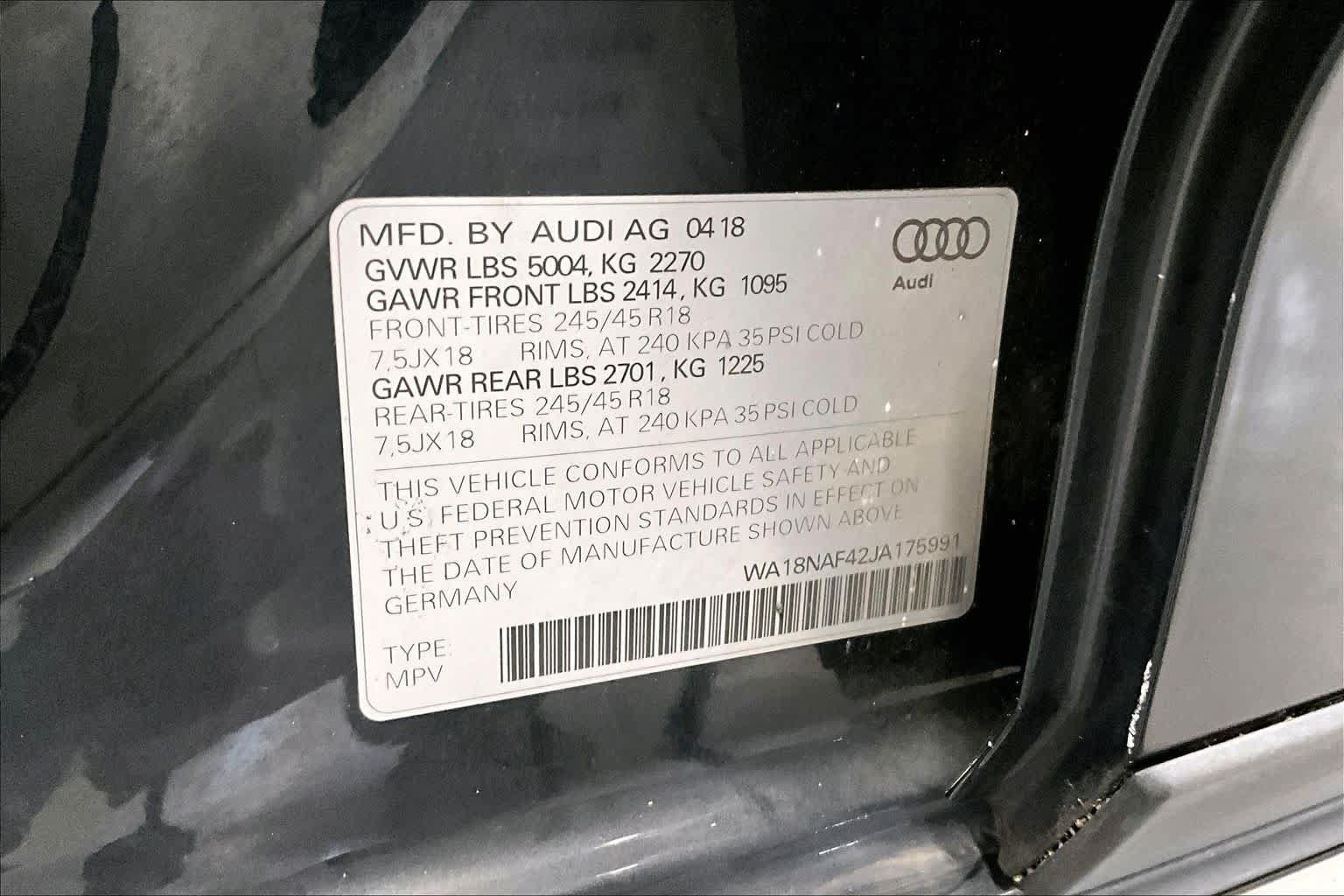 Used 2018 Audi A4 2.0T allroad Premium Plus AWD/4WD image 19