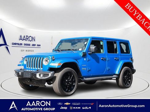 Used 2021 Jeep Wrangler Unlimited Sahara w/ Cold Weather Group AWD/4WD image 1