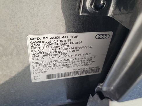 Certified 2025 Audi Q3 2.0T Premium Plus w/ Premium Plus Package image 31