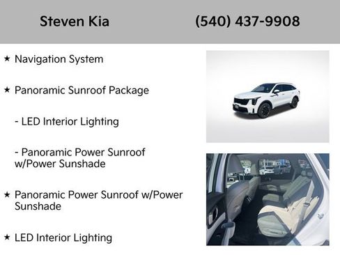 Certified 2025 Kia Sorento S w/ Panoramic Sunroof Package image 8