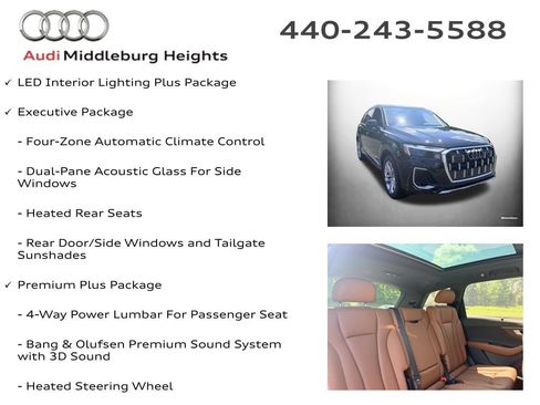 Used 2026 Audi Q7 2.0T Premium Plus w/ Premium Plus Package AWD/4WD image 7