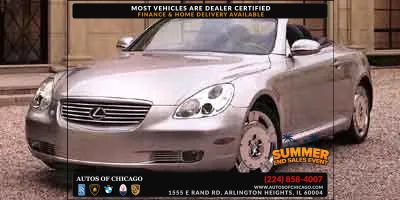 Used 2002 Lexus SC 430 Convertible RWD image 1
