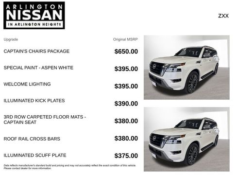 Used 2022 Nissan Armada Platinum w/ Captain's Chairs Package image 4