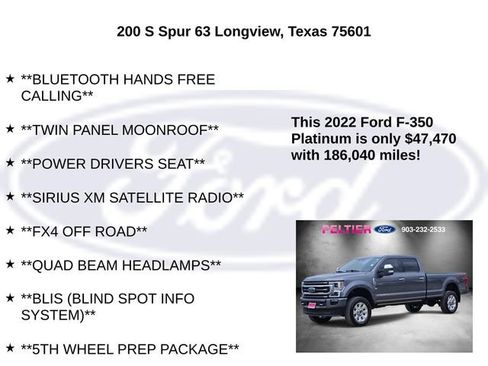 Used 2022 Ford F350 Platinum image 15