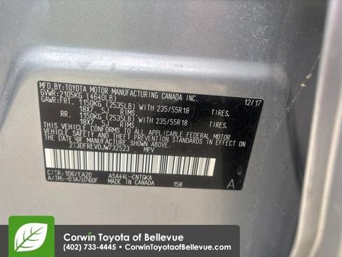 Used 2018 Toyota RAV4 Limited w/ All Weather Liner Package AWD/4WD image 12