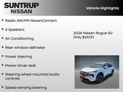 New 2026 Nissan Rogue SV image 8