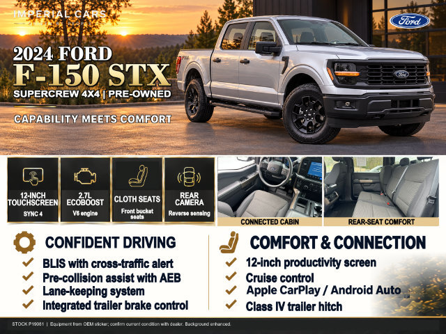Used 2024 Ford F150 STX w/ Equipment Group 201A FX4 AWD/4WD image 6