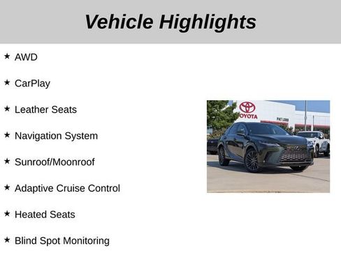 Used 2023 Lexus RX 350 AWD w/ Cold Area Package image 5
