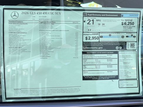 New 2026 Mercedes-Benz GLS 450 4MATIC image 39