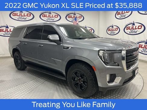Used 2022 GMC Yukon XL SLE w/ Gmc Pro Safety Plus Package AWD/4WD image 1
