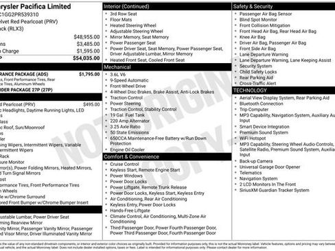 Used 2023 Chrysler Pacifica Limited w/ S Appearance Package FWD image 14