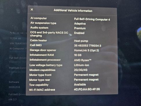 Used 2024 Tesla Model X AWD/4WD image 3