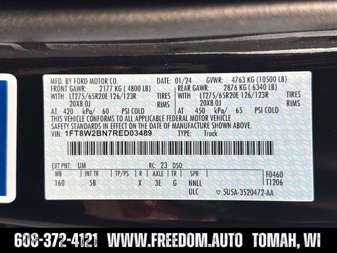 Used 2024 Ford F250 Lariat w/ Sport Appearance Package AWD/4WD image 29